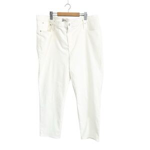 NWT J.Crew 9" VINTAGE STRAIGHT Pants Size 37 in White
